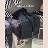 Calça Jeans com Forro de Fleece Infantil, Nova Calça Jeans Grossa de Inverno para Meninos e Meninas, Estilo Workwear para Bebês e Crianças Pequenas