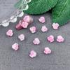 Nueva joyería de arte de uñas rosa con forma de mariposa, camelia luminosa, joyería de mariposa, decoración de uñas DIY, joyería pequeña