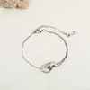 Joias Romanas de Aço Titânio de Alta Qualidade com Duplo Anel, Colar Geométrico de Luxo Leve, Pulseira e Brincos, Conjunto da Moda para o Dia a Dia para Mulheres