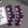Nuevos Calcetines de Hoja de Arce de Otoño e Invierno Calcetines de Media Caña para Hombre y Mujer Deportivos de Baloncesto a la Moda Calcetines Coreanos para Pareja al por Mayor