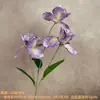 3 Flores de Iris Artificiales de Alicia con un Toque de Alta Gama y Realista para Decoración de Escenas de Boda y Accesorios de Fotografía DIY