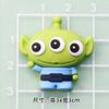 Toy Story Buzz Lightyear Dinosaurio Monstruo de Tres Ojos Goma Suave Accesorios DIY Material de Decoración para Carcasa de Teléfono Móvil Zapatos con Agujeros
