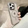 Para iPhone16Promax Capa de Celular Fosca com Sensação de Pele e Dissipação de Calor Case Protetora Magnética Apple 15 Simples de Alto Nível