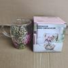 Taza Creativa Transfronteriza de Vidrio de Borosilicato Alto con Flores Secas Nueva Simple Aislada de Doble Capa para el Hogar Taza de Alto Valor Venta al por Mayor