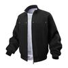 Chaqueta Transfronteriza High Street Retro Americano Chaqueta de Piloto para Adolescentes Primavera y Otoño Nueva Marca de Moda Cuello Alto Ropa de Trabajo