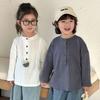 Camiseta de Manga Larga para Niños Ropa de Primavera para Niños Algodón Puro Clase A Camiseta Interior para Niñas 2026 Nueva Primavera y Otoño Tops para Bebés