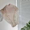 Ropa Interior de Seda Hielo con Encaje para Mujer, Entrepierna Antibacteriana de Algodón, Sexy de Cintura Media, Sin Costuras, Calzones de Seda Hielo de Secado Rápido para Mujer