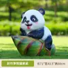 Desenho Fofo Mãe e Filho Esportes Panda Escultura Ornamentos de Chão Gramado Exterior Belo Chen Jardim Paisagem Animal Decoração