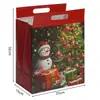 Nuevas Bolsas de Tote Navideñas, Bolsas de Regalo Festivas de Moda, Bolsas de Papel para Compras Medianas Personalizadas, Al por Mayor del Fabricante en Stock