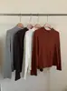 Sudadera con Capucha Original de Exportación con Media Cremallera para Mujer, Nuevo Estilo Otoño e Invierno 2025, Top Minimalista de Manga Larga de Alta Gama
