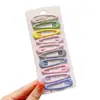 Pinza para el pelo de color café con leche y estrellas de lunares para bebés, Pinza para el flequillo lateral para niñas pequeñas, Pasador versátil