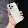 Estojo de Cartão Arco-Íris Anti-queda Capa para Celular Adequado para Apple 16promax Transparente 15 Cartão Lateral 14/13 Cor Doce 16