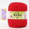 Bola de Lã Bebê de 6 Fios Fio para Bebês e Crianças Algodão Leite Lã de Espessura Média Feito à Mão DIY Crochê Cachecol Suéter Gancho Sapatos