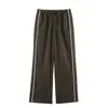 ZA moda feminina transfronteiriça europeia e americana, conjunto popular casual de jaqueta jeans oversized e calça no AliExpress