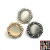 Botones de metal ojo de gato cosidos a mano con diamantes para chaqueta de traje de mujer, botones de mujer de 18-25 mm