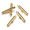 6-40mm com tampa deslizante fivela brincos de aço inoxidável tubo de conexão tubo deslizante clipe único brincos deslizantes diy acessórios de jóias