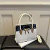 Otoño 2026 Nuevo Elegante Retro Alto Valor Bloques de Color Patchwork Versátil Temperamento Nicho Simple Chic Bolso de un Hombro