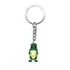 Centenas de St. Pingentes de Chaveiro Dia de São Patrício, Decorações de Chaveiro Chapéu Verde DIY de Borracha Macia em PVC, Itens de Presente