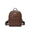 Mochila Feminina Estilo Coreano Fashionável Grande Capacidade Versátil Simples Nova Mochila Cor Sólida Mochila de Viagem Bolsa para o Dia a Dia