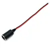 Encendedor de cigarrillos hembra Funda cargador de coche Seat cargador de coche hembra asiento encendedor de cigarrillos con cable cargador de coche de cobre puro hembra asiento