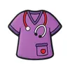 Uniforme de Enfermeira Mais Vendido Contas de Silicone Desenho Animado Série de Cuidados Médicos Joias DIY Pulseira Colar Estetoscópio Contas de Cola