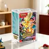Caixa Magnética Transparente de Acrílico para ETB de Pokemon, Caixa de Armazenamento à Prova de Poeira, Espessada e Resistente a Impactos, Caixa de Exibição para Cartas e Figuras de TGC