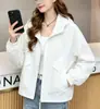 2026 Nueva Moda de Primavera y Otoño para Mujer, Chaqueta Corta con Capucha, Transpirable, Versátil, Moda para Pareja, Ajuste Delgado, Abrigo, Top, Tendencia