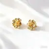 Auriculares Retro Florales de Lujo Ligero Transfronterizos Europeos y Americanos con Cierre de Diamante, Diseño de Nicho, Sensación de Alta Gama, Accesorios Decorativos de Clip, Nuevo Modelo 2026