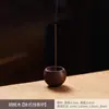 Base Sólida de Madera para Porta Incienso, Quemador de Incienso de Nogal Negro, Quemador de Incienso Pequeño Multiorificio, Quemador de Incienso Mini para el Hogar, Soporte para Sándalo y Madera de Águila