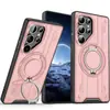 Funda Mecánica para Teléfono Samsung S26Ultra Transfronteriza A56 Soporte Magnético Giratorio Cubierta Protectora Anti-Caídas