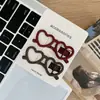 Presilha de Pato Colorida Básica Versátil Estrela Nuvem Metal Fosco Presilha de Cabelo Simples Elegante High-End Presilha para Cabelos Quebrados para Mulheres