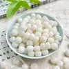 Raíz de Bodhi Blanca Natural Cuentas Sueltas Cuentas Budistas Wenwan Hecho a Mano DIY Pulsera de Semillas de Bodhi Pulsera para Jugar Materiales para Cuentas