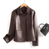 Directamente del fabricante: 2026 Estilo Nuevo Chaqueta Corta de Moda Casual para Mujer con Cuello Solapa, Tops al por Mayor