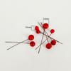 Simulación Fruta Roja Pequeña Accesorios Navideños Espuma Roja Fruta de la Fortuna Bola de Bayas Sakura Verde Plantada Cuentas Caja de Dulces DIY Accesorios