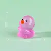 Paisagem em miniatura, figuras criativas e fofas de cachorro e pato brilhantes, pequenos pingentes adoráveis, decorações DIY para casa de bonecas, acessórios de caixa surpresa, pequenos enfeites