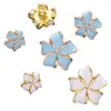Oportunidades de Negocio Transfronterizos: Botones de Aleación con Diseño de Goteo de Aceite, Botones de 1.5 cm para Suéteres, Abrigos, Cárdigans, Botones Decorativos al por Mayor 10