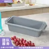 Nuevo molde de silicona para pan tostado, molde rectangular para pastel con patrón diagonal, herramienta para hornear, caja de pan tostado engrosada, bandeja para hornear