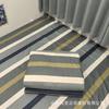 Cama de três peças Classe A dormitório estudante algodão azul cinza branco xadrez algodão único lençol de cama capa de colcha