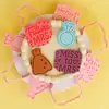 Moldes de Biscoito Série Casamento Anel de Casamento Vestido de Noiva Desenho Animado Moldes de Biscoito Simulados DIY Moldes de Biscoito Impressos