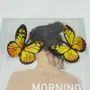 Adornos de Mariposa Tridimensional Simulada para Bodas, Flores Decorativas de Estilo Antiguo, Cabezas de Flor para Pasadores DIY, Decoración del Hogar al por Mayor