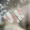 Pegatinas de arte para uñas de primavera y verano, pegatinas pequeñas de flores para arte de uñas, decoraciones dulces florales para arte de uñas, lente de teléfono móvil DIY, CCD de tableta