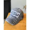 Nueva Gorra de Béisbol Bordada con Letra, Estilo Americano Lavada Vintage Versátil Protección Solar para Exteriores Casual para Hombres