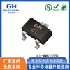 MMBT5551 G1 Paquete SOT23 0.6A160V GOODWORK Goodwalker Transistor de Montaje en Superficie
