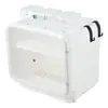 Escurridor de tazones de cocina Caja de almacenamiento de tazones y palillos con tapa para vajilla Caja para tazones Escurridor para platos de plástico Armario para el hogar