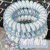 Verano 2025 Nuevo Color Caramelo Cordón para Teléfono Diadema Goma para el Cabello Diadema para el Cabello Accesorios para el Cabello Cuerda para el Cabello de Mujer