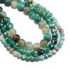 Pulsera de cuentas sueltas de ágata de fuego con forma de flor de hielo, cuentas redondas de ágata de fuego, cuentas de Buda con cuentas, joyería semiacabada, venta al por mayor
