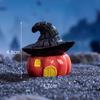 Decoraciones de Halloween Horror Mago Magia Elfo Casa de Calabaza Fantasma Artesanías de Resina Micropaisaje Adornos Pequeños