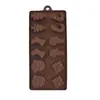 Amazon Silicone Christmas Chocolate Mold Customization, Cross-Border Hot-Selling Home Oven Baking Mold Customization