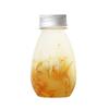 Botella de agua creativa con forma de gota, botella de plástico desechable para mascotas, botella de fruta de 200 ml, taza de té con leche, botella de bebida fría, botella de bebida para llevar