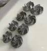 Paletas de Impulsor de Bomba de Aceite para Máquinas Herramienta, Paletas de Plástico de Bomba de Aceite de Bomba de Agua de Refrigeración, Impulsor de Aluminio, Motor de Bombeo de Aceite, Paletas de Plástico/Aluminio